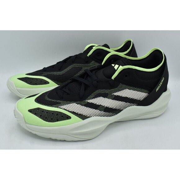 Adidas Men Size 11 Adizero Select Black White Lime Basketball